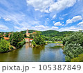View of Sazava monastery and Sazava river View of Sazava monastery and Sazava river 105387849