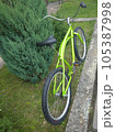 Stylish green bicycle 105387998