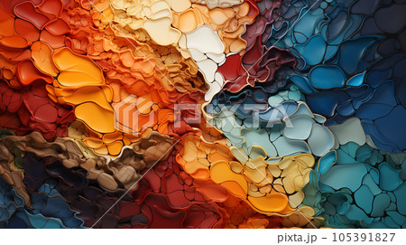 earthen color（アースンカラー）の抽象画背景