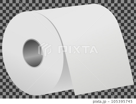 Toilet paper. Special paper for wiping. Paper product is used for sanitary and hygienic purposes 105395745