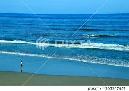 茨城・鉾田から眺める… 大海原・太平洋 茨城・鉾田から眺める… 大海原・太平洋 105397901