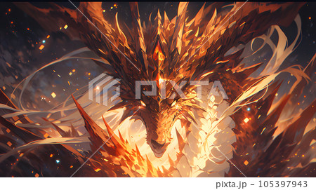 ドラゴン 背景 ドラゴン 背景 105397943