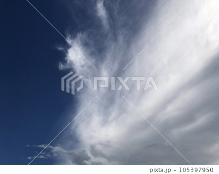 sky cloud  blue color and clear sky 105397950