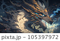 ドラゴン　背景 105397972