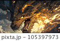 ドラゴン　背景 105397973