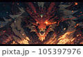 ドラゴン　背景 105397976