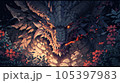 ドラゴン　背景 105397983