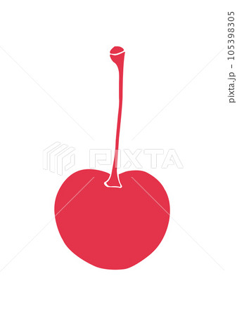 シンプルなさくらんぼのイラスト 105398305