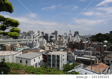 山手イタリア山庭園から元町方面を望む 山手イタリア山庭園から元町方面を望む 105398563