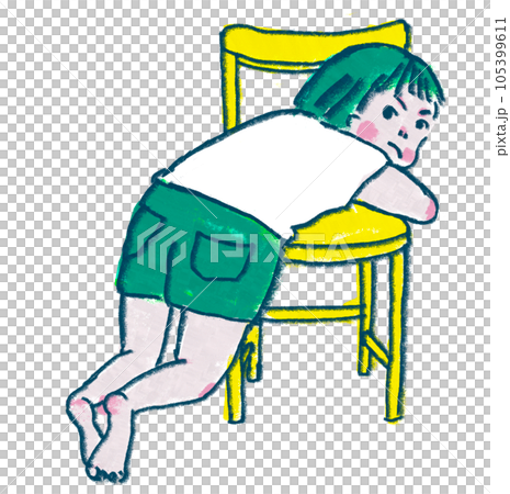 大好きな椅子を守る女の子 大好きな椅子を守る女の子 105399611