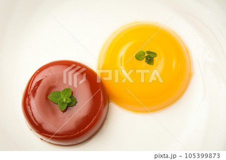 ダイエットにぴったりなトマト寒天と、夏に爽やかな酸味と甘みがおいしいオレンジ寒天 ダイエットにぴったりなトマト寒天と、夏に爽やかな酸味と甘みがおいしいオレンジ寒天 105399873