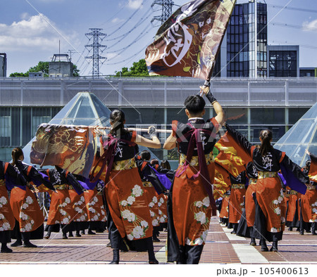おどりんちゅチーム よさこい踊り 多摩センター夏まつりにて おどりんちゅチーム よさこい踊り 多摩センター夏まつりにて 105400613