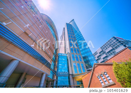 日本の川崎都市景観 夏・川崎駅前のミューザ川崎などを望む=7月26日 日本の川崎都市景観 夏・川崎駅前のミューザ川崎などを望む=7月26日 105401629