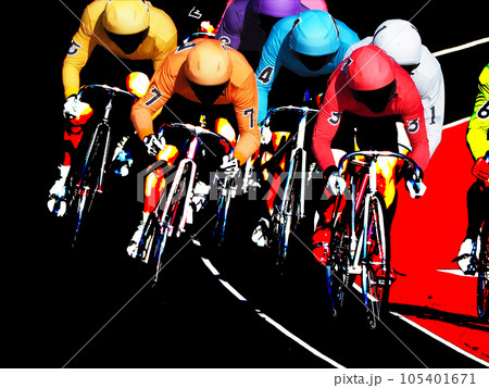 自転車競技のアップ 自転車競技のアップ 105401671