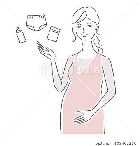 妊婦と赤ちゃんグッズ 妊婦と赤ちゃんグッズ 105402256