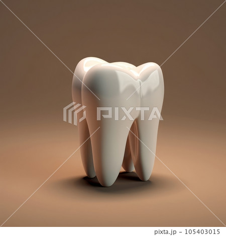 歯の模型,Generative AI AI画像 105403015
