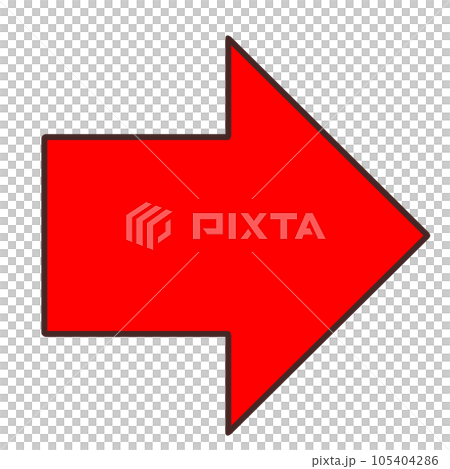 紅色箭頭向右 105404286