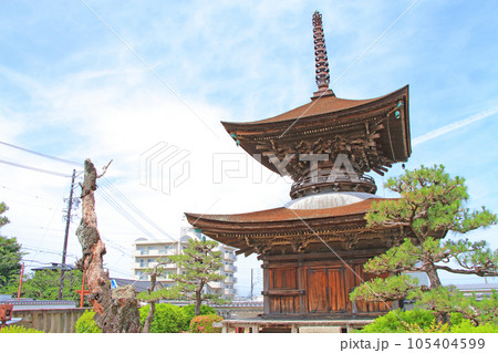 岡崎市、大樹寺多宝塔の風景 岡崎市、大樹寺多宝塔の風景 105404599