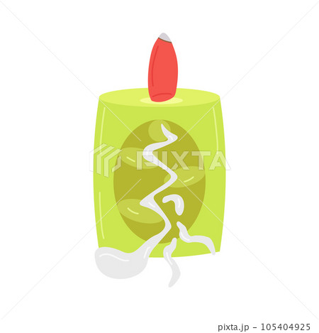 Home incense, aroma diffuser. Creeping smoke. Vector illustration. Home incense, aroma diffuser. Creeping smoke. Vector illustration. 105404925