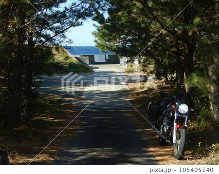 バイクで出かける　海山川　 105405140