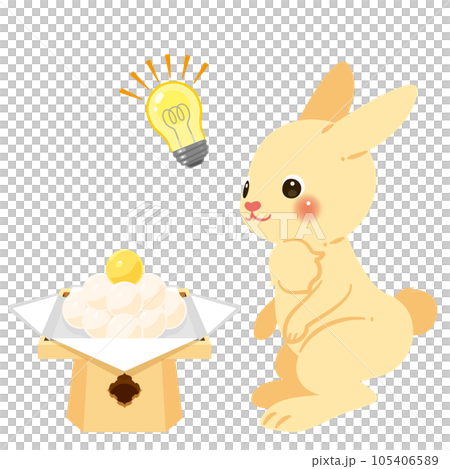 Moon dumplings and a flashing rabbit 105406589