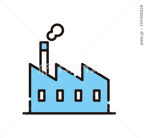 工場 倉庫 生産 アイコン 工場 倉庫 生産 アイコン 105406826
