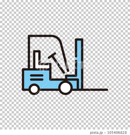 フォークリフト　アイコン 105406828
