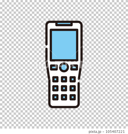 Barcode reader handy terminal icon 105407221