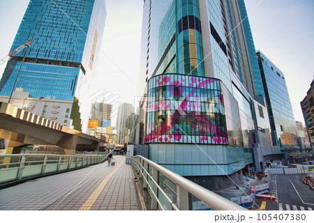 渋谷駅周辺再開発 渋谷駅桜が丘地区周辺渋谷さくらステージの風景 渋谷駅周辺再開発 渋谷駅桜が丘地区周辺渋谷さくらステージの風景 105407380