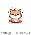 かわいい犬のイラスト 105407421