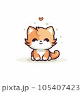かわいい犬のイラスト 105407423