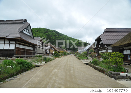 大内宿の町並み2023年① 105407770