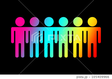Inclusion and diversity infographic illustration vector set Inclusion and diversity infographic illustration vector set 105409966
