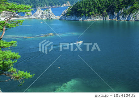 夏の三陸海岸 105410435