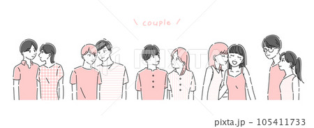 多様性なカップルたち 105411733