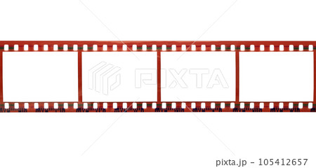 Film strip with copy space blank picture frames for photo isolated on white background Film strip with copy space blank picture frames for photo isolated on white background 105412657