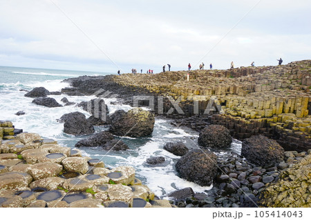北アイルランド ジャイアンツコーズウェイ 石柱 105414043