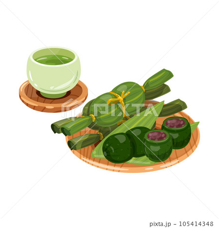 お茶　笹団子　つぶあん1 105414348