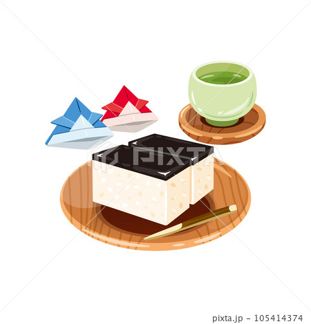 兜　お茶　鯨羊羹1 105414374