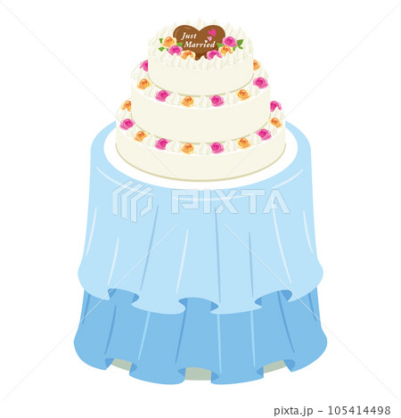 ウェデイングケーキ1 105414498