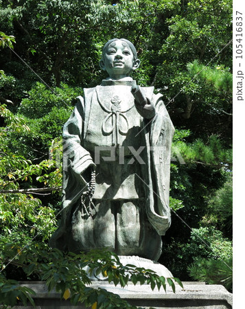 鴨川市小湊の誕生寺にある日蓮聖人御幼像 鴨川市小湊の誕生寺にある日蓮聖人御幼像 105416837
