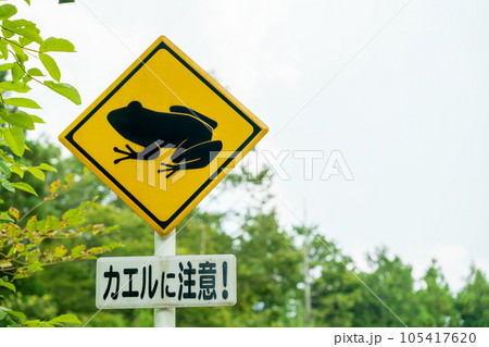 飛び出し注意の標識 飛び出し注意の標識 105417620
