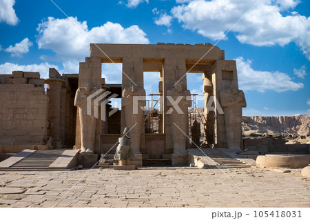 Ramesseum near the valley of Kings Ramesseum near the valley of Kings 105418031