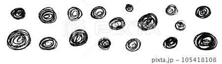 Abstract hand-drawn doodle featuring brush lines, pencil strokes, squiggles, and swirls. texture circles. Artistic scribble design. Flat vector illustrations isolated on white background. Abstract hand-drawn doodle featuring brush lines, pencil strokes, squiggles, and swirls. texture circles. Artistic scribble design. Flat vector illustrations isolated on white background. 105418108