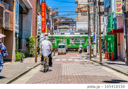 東京都大田区の都市風景　武蔵新田駅 105418330