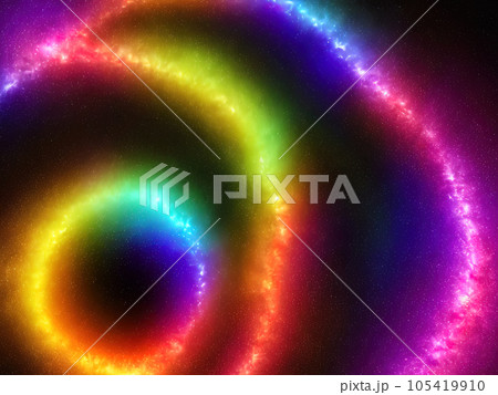 colorful isolated in black background colorful isolated in black background 105419910
