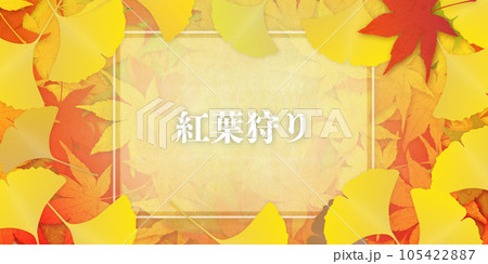 紅葉　秋イメージ素材 105422887