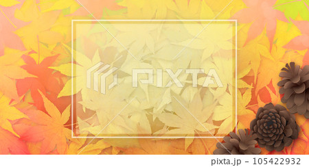 紅葉　秋イメージ素材 105422932