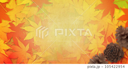 紅葉　秋イメージ素材 105422954