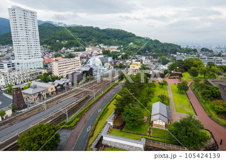 甲府駅周辺～舞鶴城公園方面の眺め～(山梨県-甲府市) 105424139